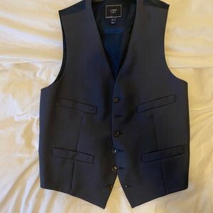 Navy Blue J Crew Vest - Adjustable Medium